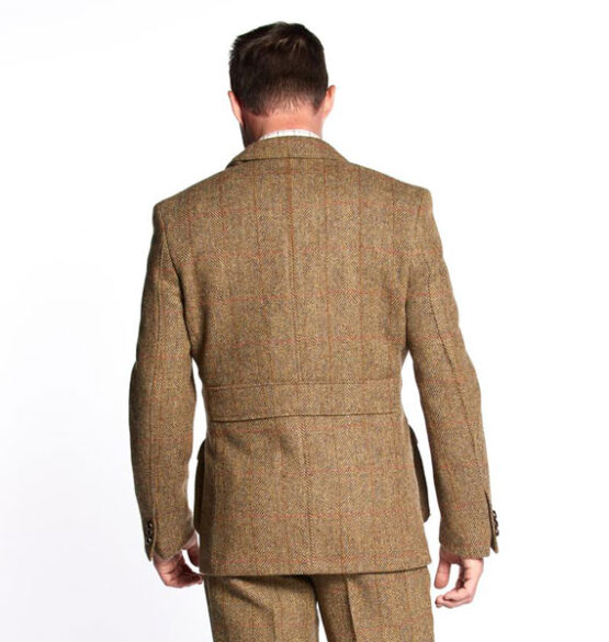 Harris Tweed Colbert, Callum Utility Jacket - Mustard - Afbeelding 3