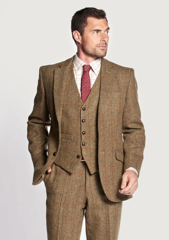 Harris Tweed Colbert, Patrick Jacket - Mustard - Afbeelding 2