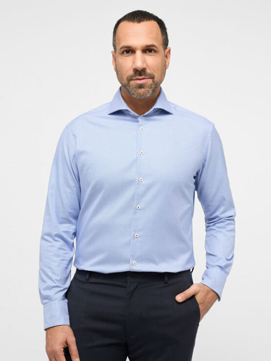 Shirt Eterna Pepita ruitje, Modern fit - Afbeelding 2