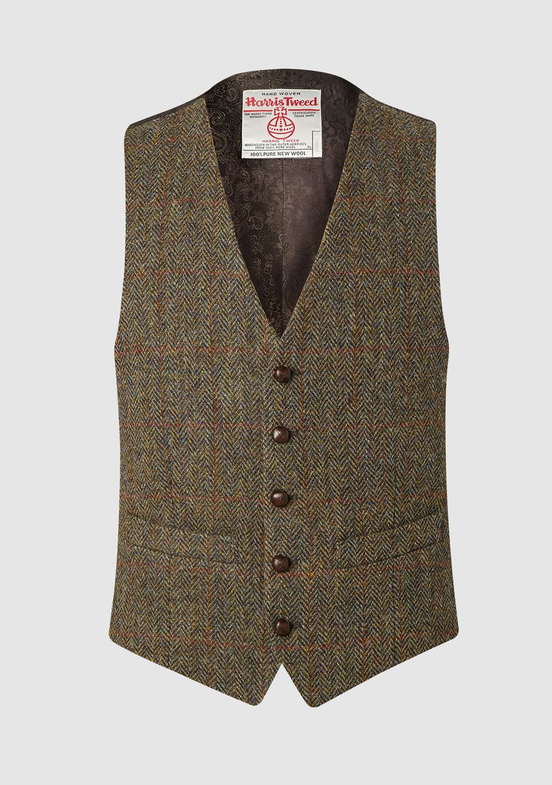 Harris_Tweed_Vestje__Iain_Waistcoat___Brown