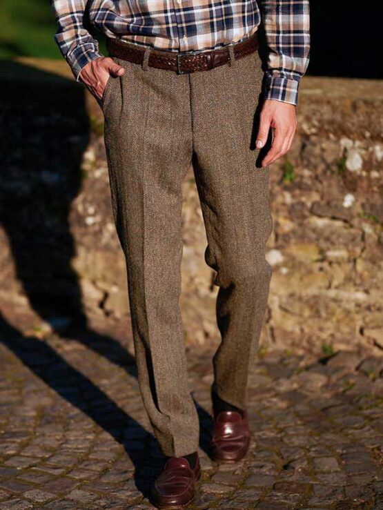 Harris Tweed Pantalon Evergreen 670