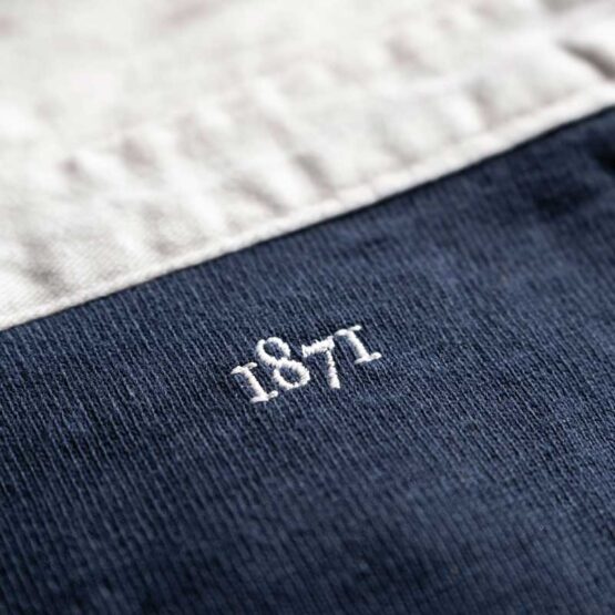 1871 Rugby Shirt Classic Plain Navy - Afbeelding 5