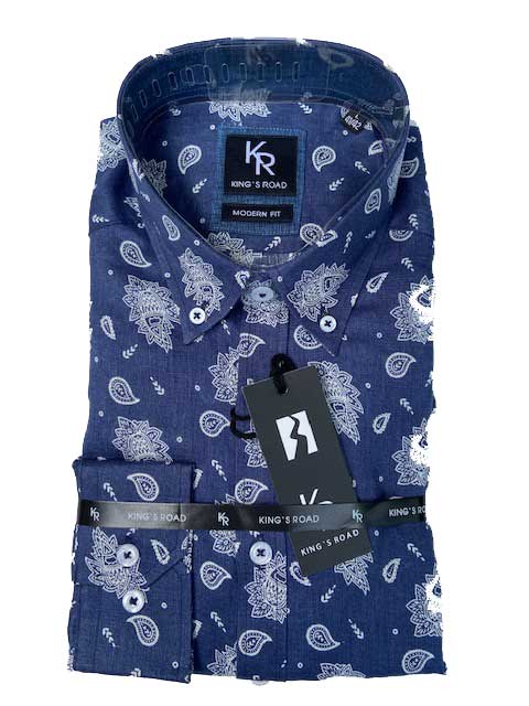 Shirt_King_s_Road__Blauw_Pailsey_Linnen