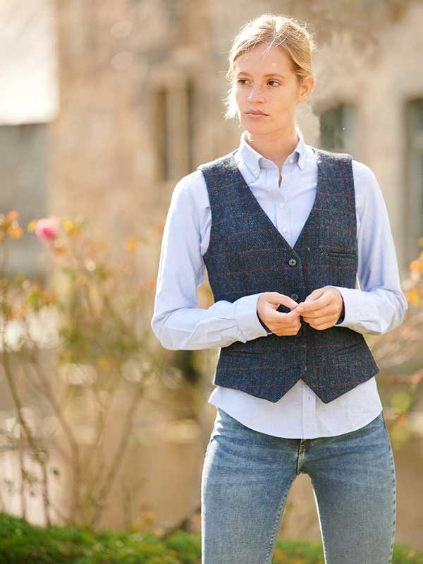 Wellington_Harris_Tweed_Dames_Vestje_613