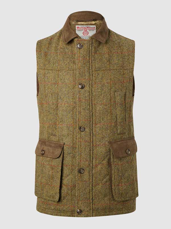 Harris_Tweed_Gilet__Bodywarmer_green_4