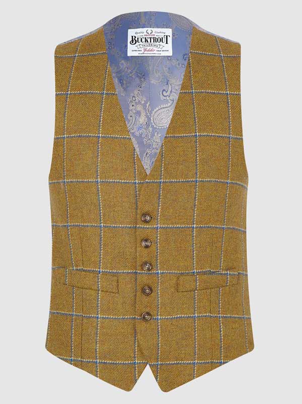 Tweed_Vestje__IAIN_WAISTCOAT___Mustard___Blue_Check