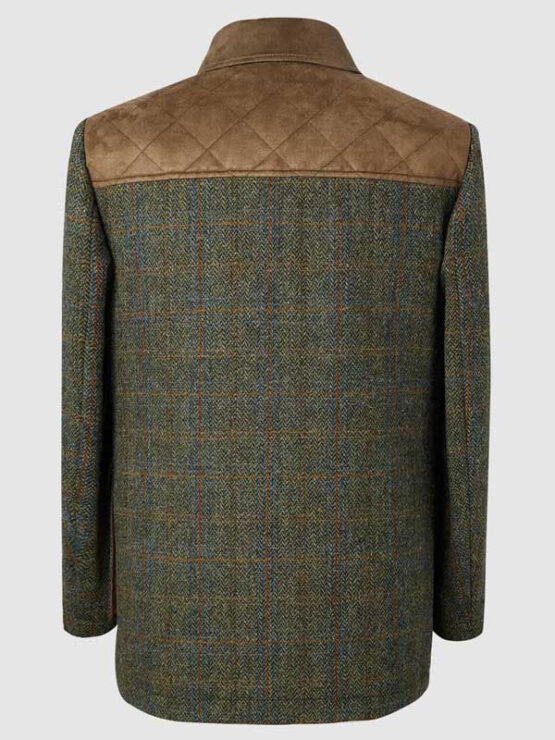 Harris Tweed Field Coat, Boyd Coat - Green Multi - Afbeelding 2