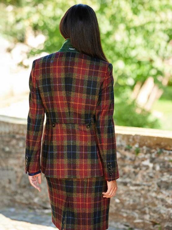 Harris tweed Dames Jasje Check 655 - Afbeelding 3