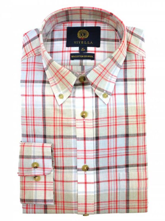 Viyella Shirt, Flanel Grote overruit