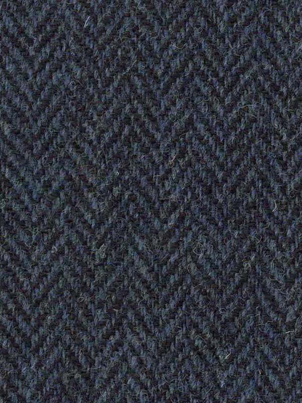 Harris Tweed Flat Cap Henry In Blue Herringbone - Afbeelding 3