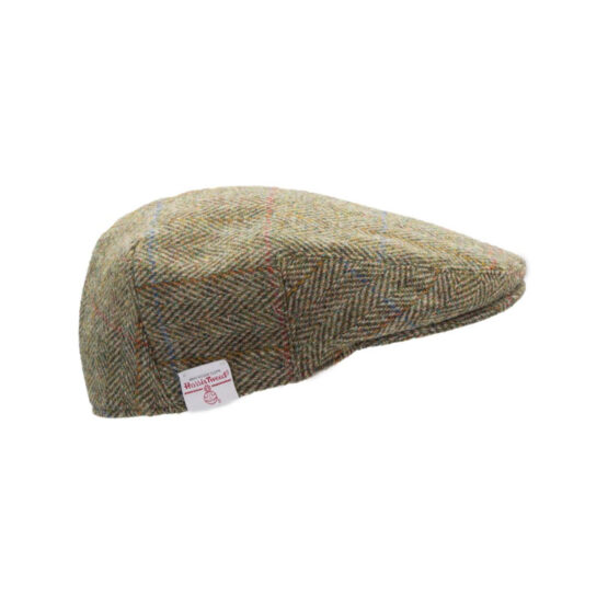 Flat Cap 630 Harris Tweed Groen overruit - Afbeelding 2