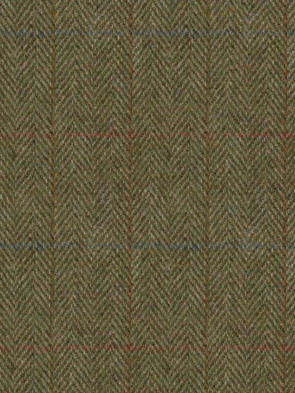 Harris Tweed Flat Cap Henry In Light Green - Afbeelding 3