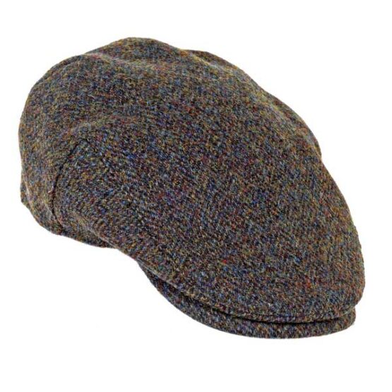 Harris tweed Flat cap Forest