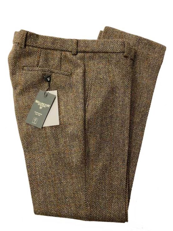 Harris Tweed Pantalon Evergreen 670 - Afbeelding 3