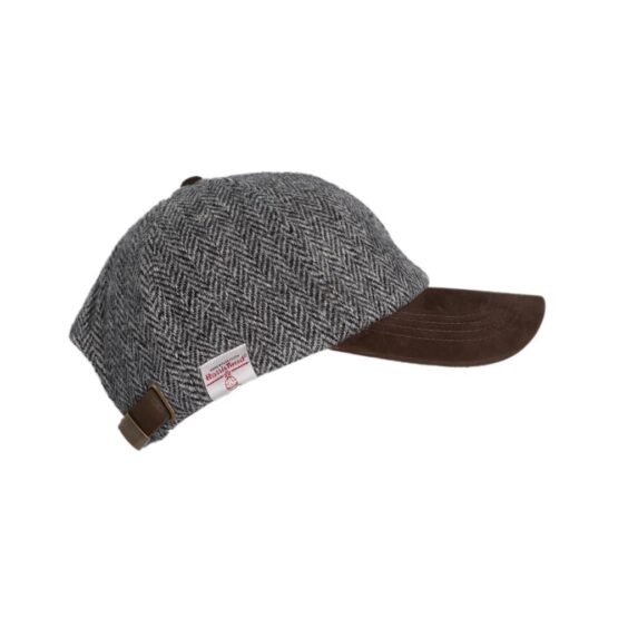 Harris Tweed Cap, Light Grey 601 - Afbeelding 3