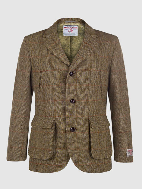 Harris Tweed Colbert, Callum Utility Jacket - Mustard