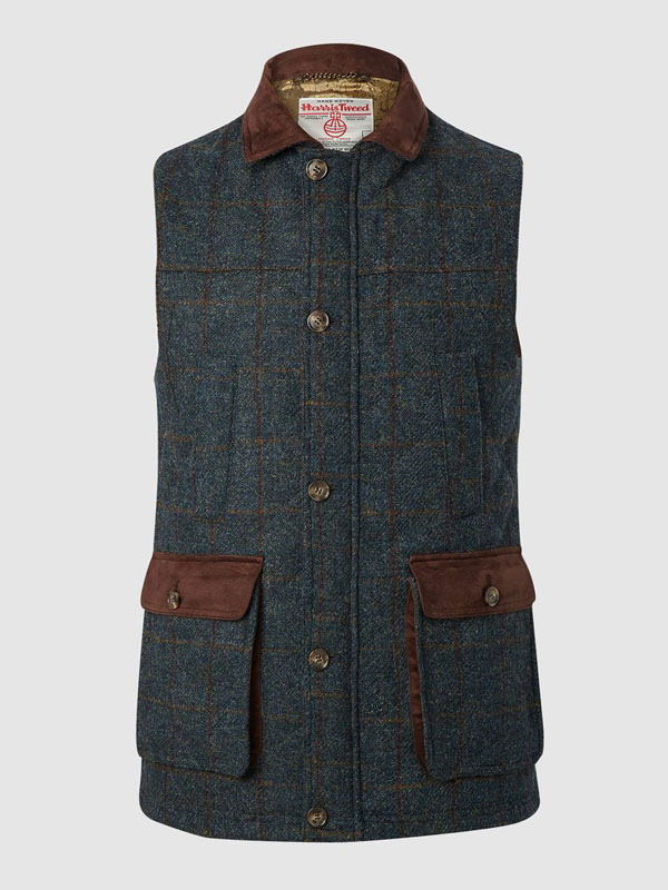 Harris_Tweed_Gilet__Bodywarmer_blue_2