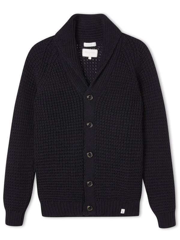 Vest__Waffle_Shawl_Cardigan_Navy