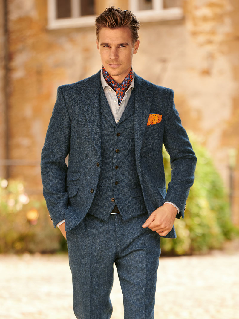 Harris_Tweed_Jacket_Blauw_Visgraat_610_3