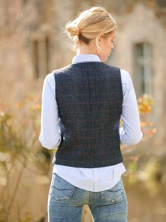 Wellington Harris Tweed Dames Vestje 613 - Afbeelding 2