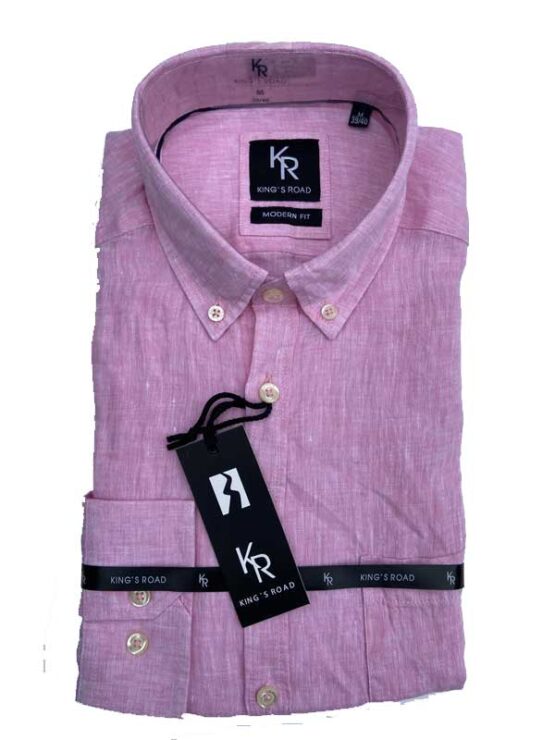 Shirt King's Road, Roze Linnen