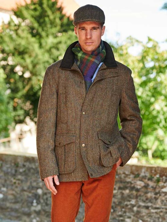 Wellington Fieldjacket in Harris Tweed