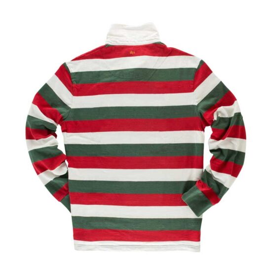 Classic Green, Red & White 1871 Rugby Shirt - Afbeelding 4