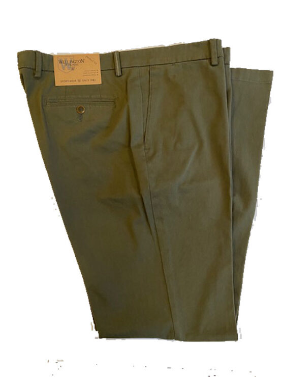 Wellington Katoenen Pantalon Groen