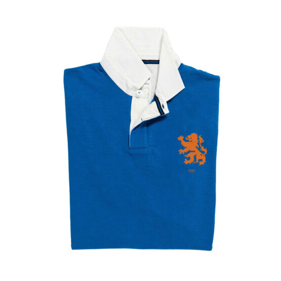 Netherlands 1930 Rugby Shirt Blue - Afbeelding 2