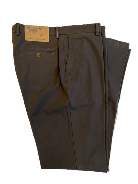 Wellington Katoenen Pantalon Bruin