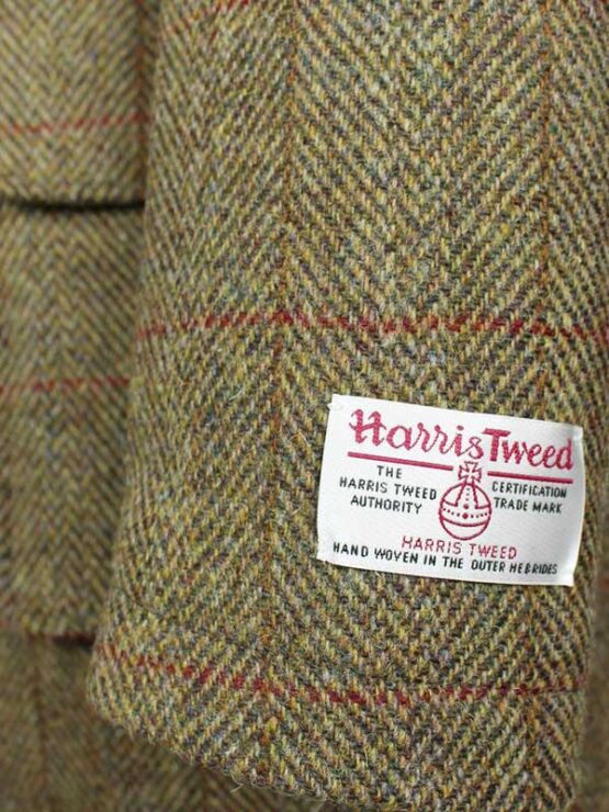 Harris Tweed Field Coat, Boyd Coat - Mustard - Afbeelding 5