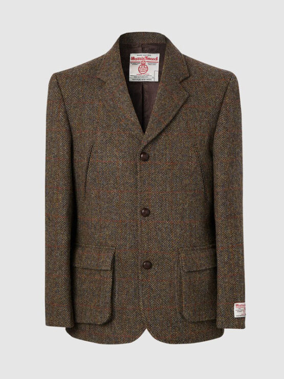 Harris Tweed Colbert, Callum Utility Jacket - Brown