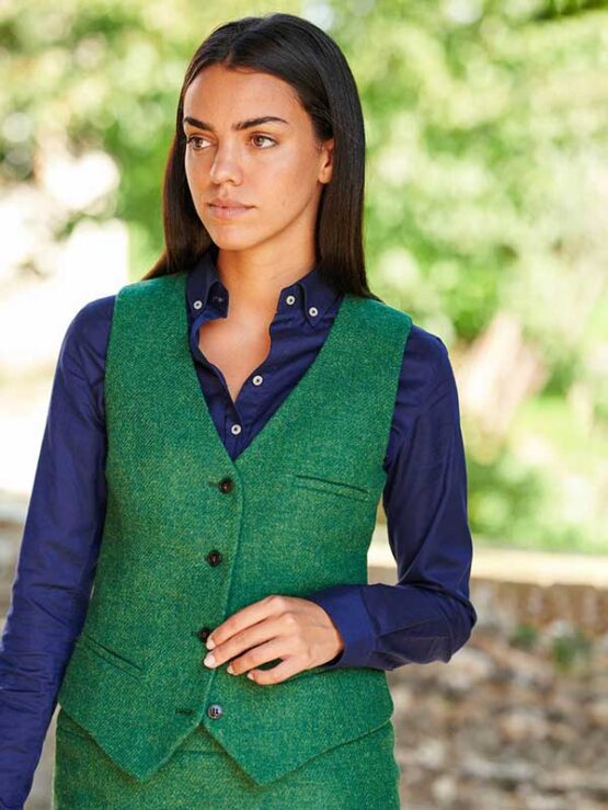 Wellington Harris Tweed Dames Vestje 608 - Afbeelding 2