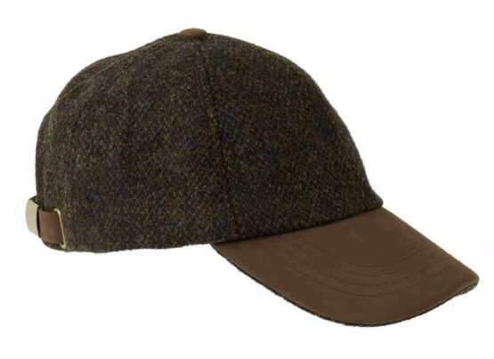 Harris Tweed Cap, Brown barleycorn