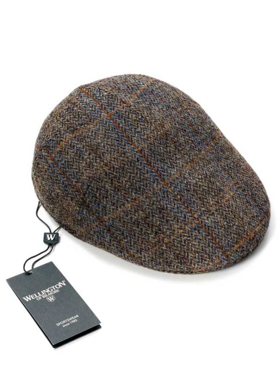 Harris Tweed Pet 631 Groen/bruin met overruit