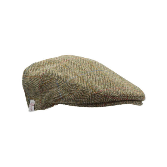 Flat Cap 630 Harris Tweed Groen overruit - Afbeelding 3