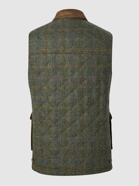 Harris Tweed Gilet, Bodywarmer green - Afbeelding 2