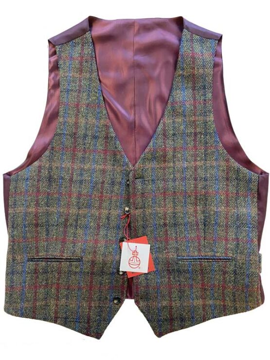 DF Harris Tweed Waistcoat 650