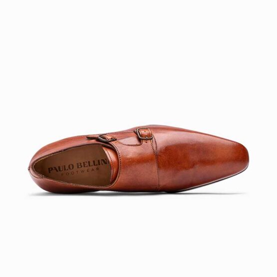 Paulo Bellini Gesp Schoenen Leather Cognac - Afbeelding 4