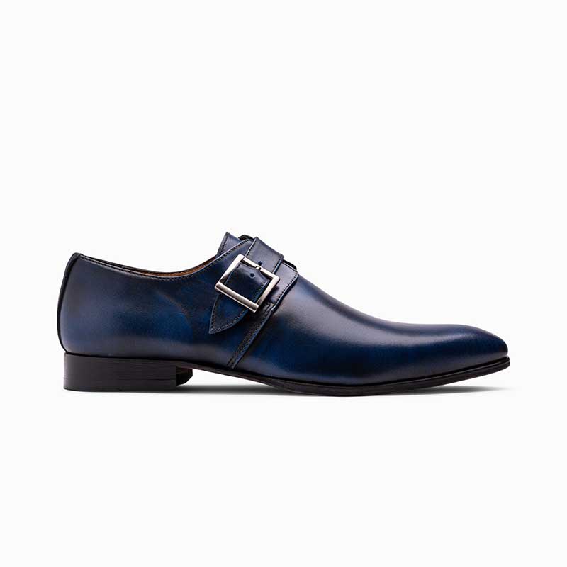 Paulo_Bellini_Gesp_Schoenen_Belluno_Leather_Mest_Blue