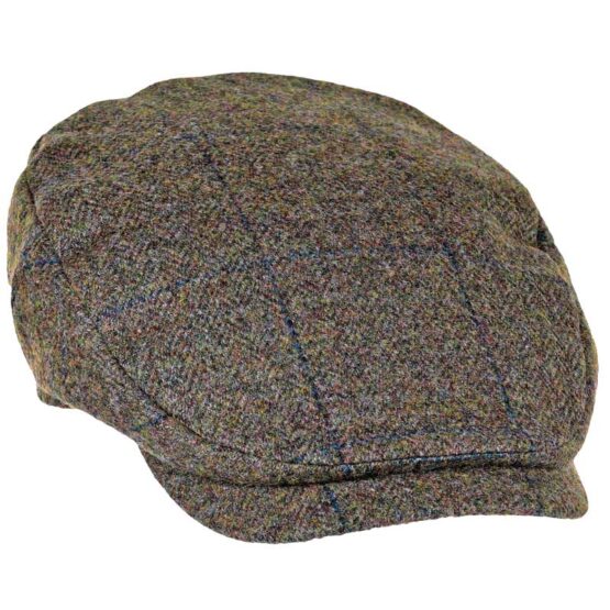 Maxwell British Tweed Bond Cap Navy Check