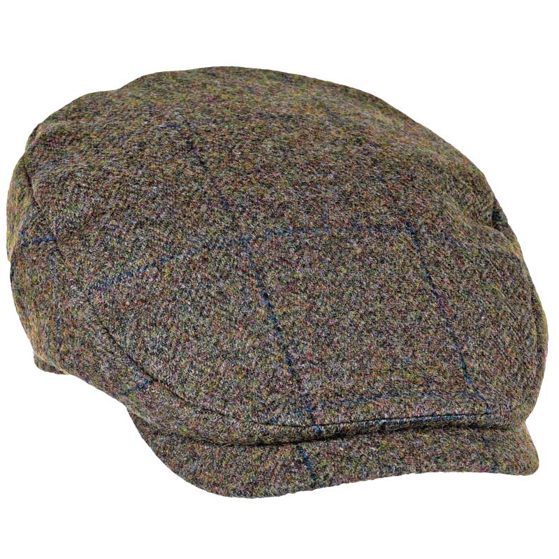 Maxwell_British_Tweed_Bond_Cap_Navy_Check