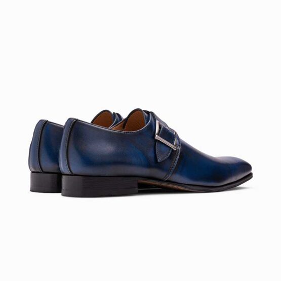 Paulo Bellini Gesp Schoenen Belluno Leather Mest Blue - Afbeelding 3