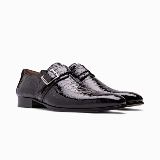 Schoen, croco lak - Afbeelding 2