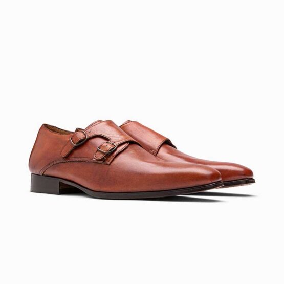 Paulo Bellini Gesp Schoenen Leather Cognac - Afbeelding 2