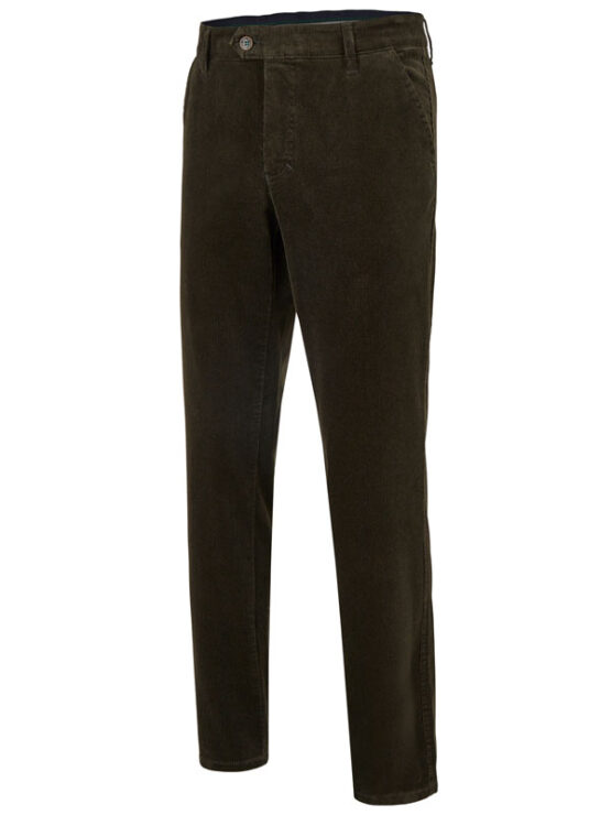 Pantalon Rib Donkergroen