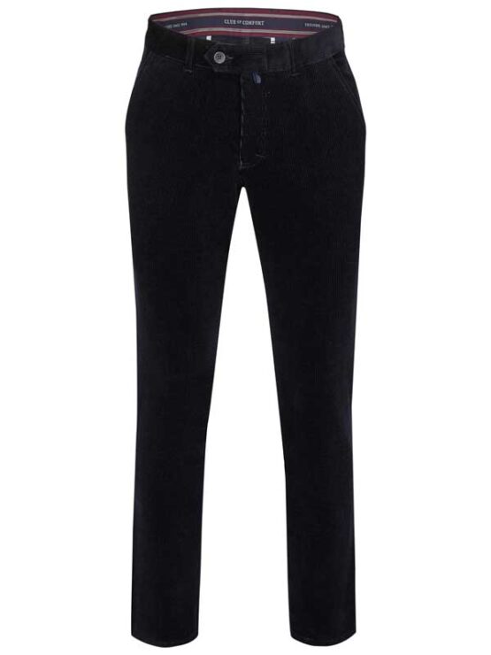 Pantalon Brede Rib Donker Blauw - Afbeelding 2