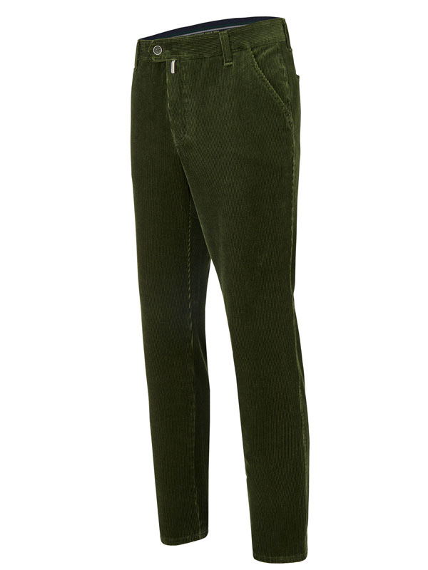 Pantalon_Brede_Rib_Groen