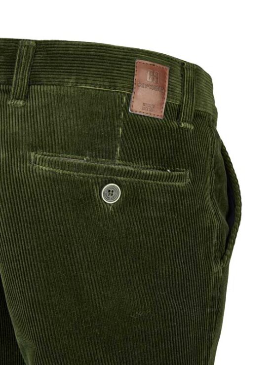 Pantalon Brede Rib Groen - Afbeelding 4