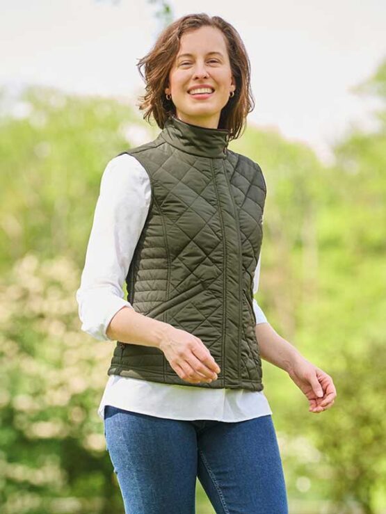 Wellington, Sportief Dames Vest / Bodywarmer Gesteppt Polarfleece - Afbeelding 2